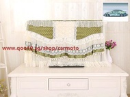LCD TV hanging cover 48 inch 52 inch green lace TV dust cover 55 inch 42 inch 32 inch