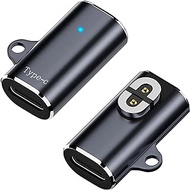 AreMe 2 Pack Type-C Magnetic Charger Adapter, USB-C Charging Converter for AfterShokz Aeropex, Shokz OpenRun, OpenRun Pro, OpenRun Mini, OpenComm Without Charger Cable