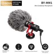 BOYA BY-MM1 Cardioid Video Record Microphone  for iPhone Android Smartphone DSLR Camera Consumer Camcorder PC Youtube Vlogging Mic