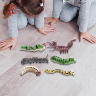 [UsusexaMY] 6 Pieces 3D Simulation Larvae Models Collectibles Cognitive Learning Toys