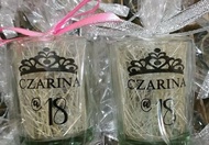 Souvenir Shotglass P20 only 18TH BIRTHDAY (with abaca and plastic packaging)