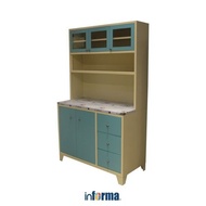 Informa - Kabinet Dapur - Lennox Kabinet Dapur Metal - Biru