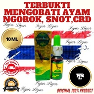 SUPER GREEN PLUS obat Import Ayam Ngorok, Crd, Kolera, Snot