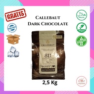 Callebaut Dark Chocolate Couverture 811 54.5% Original Packaging 2.5kg