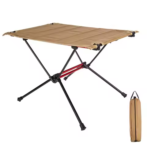 Portable Folding Cloth Table Easy Carrying BBQ Camping Table 60x40cm