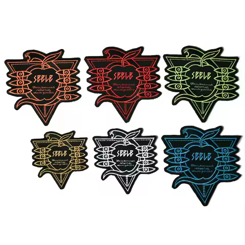 Embroidery Patch EVA NERV SEELE EVA Snake Anime Badges For Clothes Vest Backpack Hat Decoration