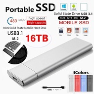 16TB External Hard Drives 2TB MobileSolid State Drive USB 3.1 Data Storage8TB Portable Hard Disk