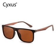Cyxus Polarized Sunglasses For Men Women Driving Glasses PC Alloy Frame Eyeglasses TAC Polarized Len