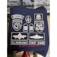 1 SET OF COAST GUARD RAISED EMBROIDERY
