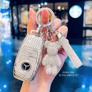 Key Cover, Key Cover for Mercedes GLC C200 E200 C250 350 450 300 TPU 6D Luxury Car