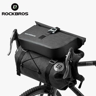 ROCKBROS Waterproof Bicycle Front Tube Bags Big Capacity MTB Cycling Handlebar Bags Front Frame Trunk Pannier Bike Accessories