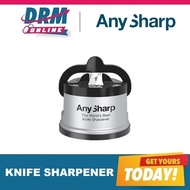 Official Distributor | AnySharp Knife Sharpener in Blister Pack (Silver &amp; Blue)