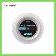 Yonex Badminton Strings BG80 Power (0.68mm) BG80P2 White Roll 200m