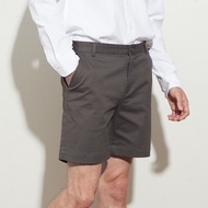 TWENTYSECOND กางเกงขาสั้น ซิปซ่อน รุ่น Mel Chino Shorts - เทา / Grey