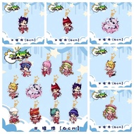 Anime keychain Mairimashita Iruma-kun Iruma Unique Mica Acrylic Chibi figure Suzuki Iruma Alice Clar