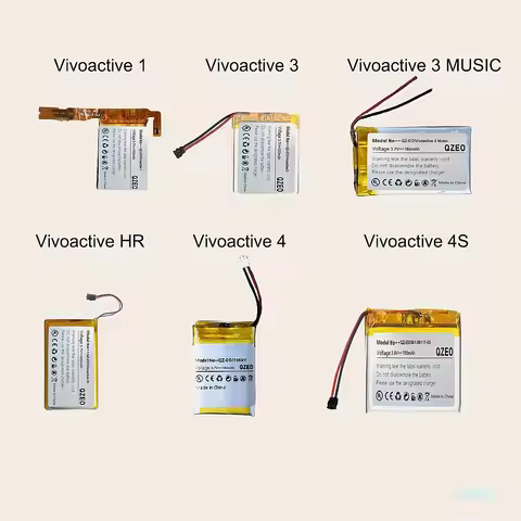 Replacement Battery for Garmin Vivoactive 1 3 4 4S HR Music Approach X40 S10 S20