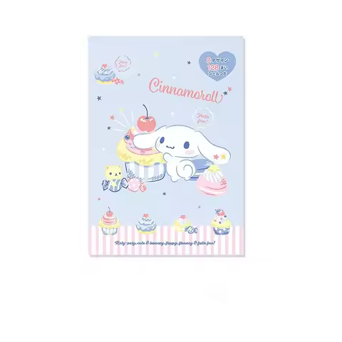 Sanrio Cartoon Notebook Kuromi Melody Cinnamoroll Notepaper Books Memo Pad Sweet Portable Hand Accou