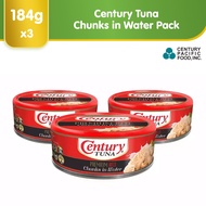 Century Tuna Chunks in Water 184g Pack of 3