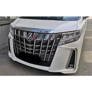 Alphard 2015 convert to 2018 Front Bumper W/Grille