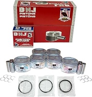 DNJ PRK965 Piston and Ring Kit For 1995-2004 Toyota 4Runner T100 Tacoma Tundra 3.4L V6 DOHC 24V Natu