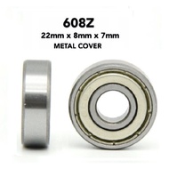 High Speed Miniature Bearing Size 8x22x7 608ZZ 608RS