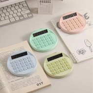 Round Calculator Solar Portable Office Calculator Student Dedicated High-value Simple Modeling Compu