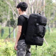 Large 3 in 1 Army backpack 60L - Black tactical travel backpack