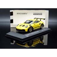 [M.A.S.H] Minichamps 1/43 Porsche 992 GT3 RS Yellow/Silver Ring
