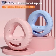 TIMEKEY 3-Level Resistance Grip Ring Solid Silicone Finger Training and Rehabilitation Equipment Por