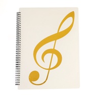 A4Customizable Loose-Leaf Sheet Music Folder logo Piano sheet music folder with customizable sheet m