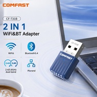 COMFAST WiFi6 Bluetooth 5.4 WiFi Adapter 572Mbps Dual Band 2.4G/5.8G WiFi Receiver Transmitter for P