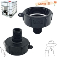 CAMELLI IBC Ton Barrel Connector, S60 Plastic IBC Tank Adapter, Garden Water Connectors IBC Fitting Accessories Hose Connector Water Tank