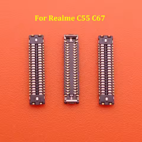 1-20PCS FPC Connector On Motherboard For Realme C55 C67 On Board 40pin