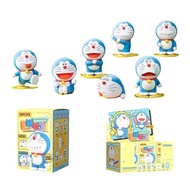 52TOYS Anime Toys Kawaii Doraemon Emoji Series Blind Figure Mystery Box Toy Kid Birthday Gifts