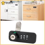 SUER Combination Lock, 3 Digital Code Zinc Alloy Password Lock,  Hardware Anti-theft Security Drawer Lock Cupboard Drawer