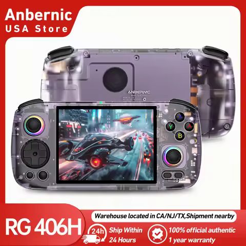 Anbernic RG406H Retro Handheld Game Console RG 406H Android 13 System Unisoc T820 Processor 4.0 Inch