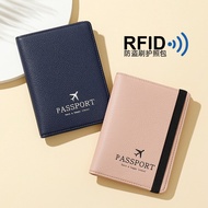 Ladies Fashion rfid Passport Holder Cute Anti-Magnetic Card Protective Case Document Cover