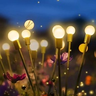 6/10LED Solar Firefly Lights lampu solar outdoor IP65 waterproof Swing Light lampu led Solar LigLigh