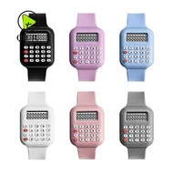 QIUJU Micro Calculator Watch, Multifunctional Cartoon Electronic Digital Calculator, Creative Date D