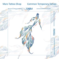 【Mars Tattoo】Common Tattoo, Colored Tattoo, Long Lasting,Temporary Tattoo Sticker, Fake Tattoo, Fish