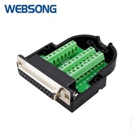 Connector PCB Terminal Parallel DB25 Female Websong