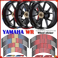 Reflective Wheel Rim Stickers for Yamaha WR155R WR400F WR426F WR450F WR500Z - Waterproof WR Racing M