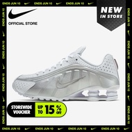 Nike Womens Shox R4 Shoes - White [AR3565-101]
