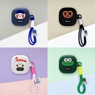 For Anker Soundcore Liberty 4 NC Case Cute Lanyard Pendant Soundcore Liberty 4 NC Silicone Soft Case