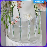 [Etekaxa] Clear Acrylic Cake Stand DIY Cake Tray Cake Tier Tabletop Cake Display Stand