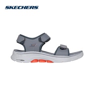 Skechers Men On-The-Go GOwalk 7 Sandal Carson Walking Sandals - 229295-GYOR Kasut Slipar Slipper Cas