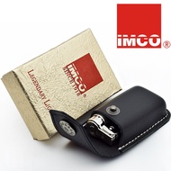 Austria IMCO lighter leather case buckle handmade cowhide buckle creative leather lighter case black