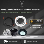 AR111 CASING&BULB 18W/25W/35W LED AR111 BULB DOWNLIGHT/SPOTLIGHT HIGH LUMENS BULB 3000K | 4000K