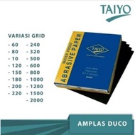 TAIYO Sandpaper Sheet No. 80 S/D 400 - Tools Sandpaper Sand Paper Sanding Paper