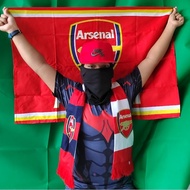 Arsenal flag Bendera Arsenal merchandise bolasepak arsenal scarf